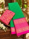 Mandana By Aab Mercerised Copper Silk Saree 